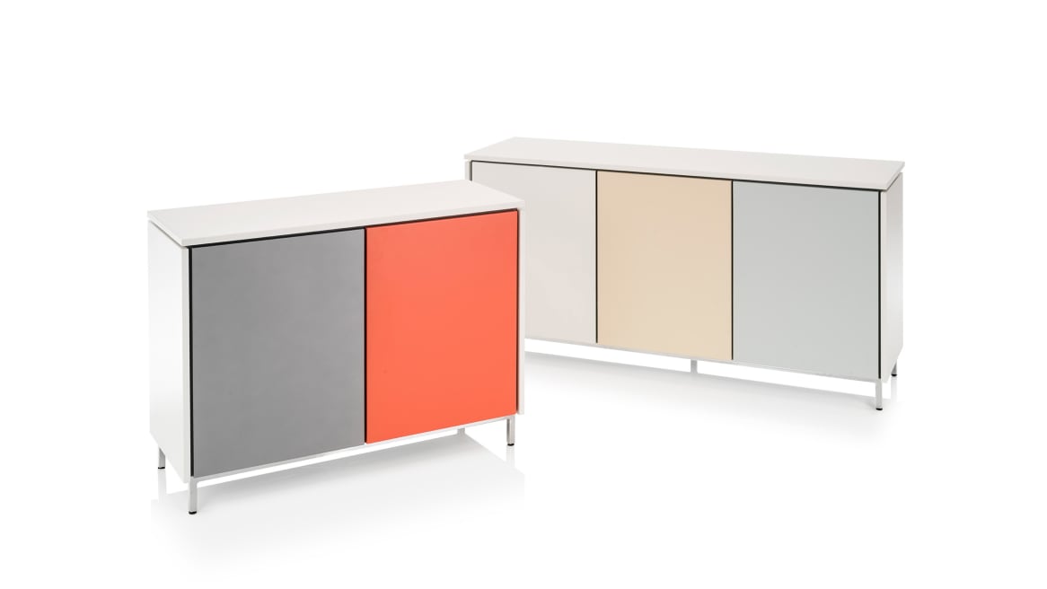 Vari Orangebox Cupboards+Cabinets On White