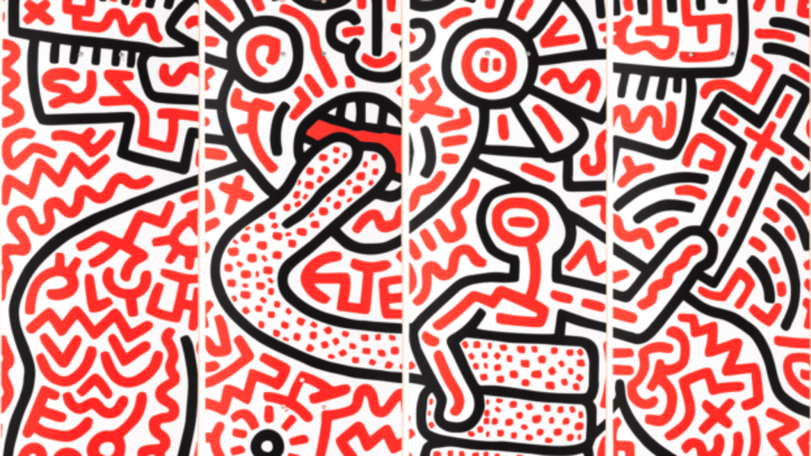 Keith Haring - Man and Medusa