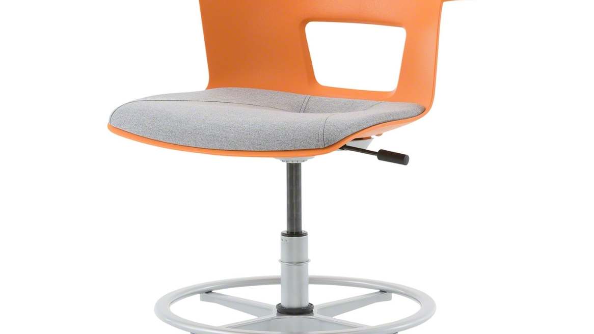 Shortcut Stool w/uphostered seat