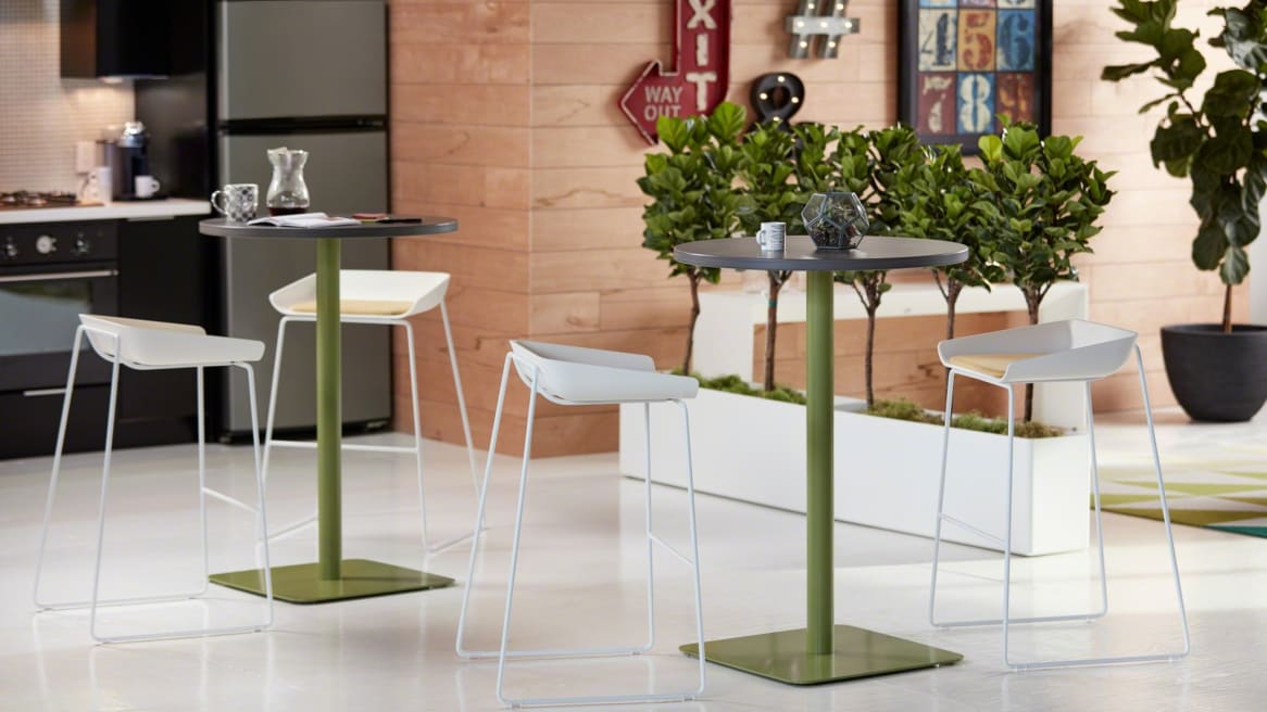 Simple Table - Round Cafe Stand Up