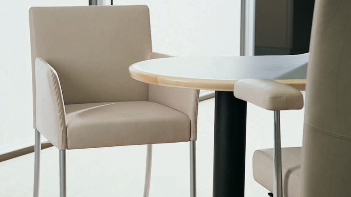 Switch Bar-Height Stool, Matte Chrome Base