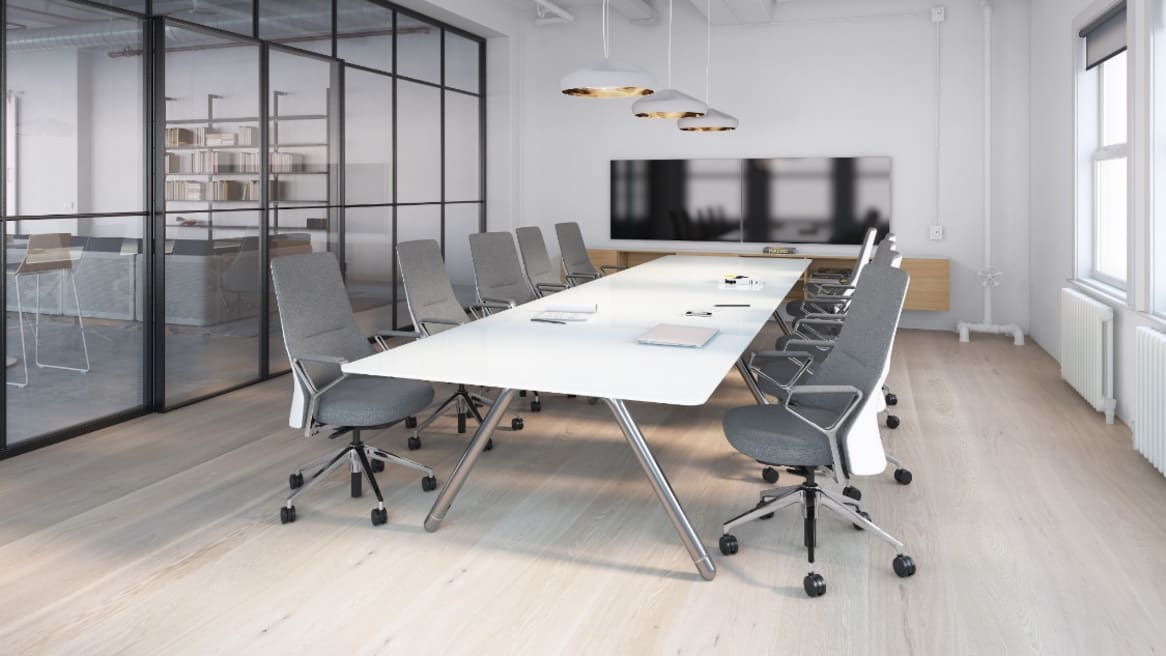 Potrero415 Standing-Height Rectangular Conference Table,  48