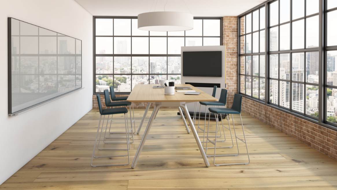 Potrero415 Work-Height Square Conference Table, 48