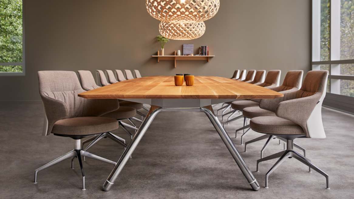 Potrero415 Work-Height Square Conference Table, 48