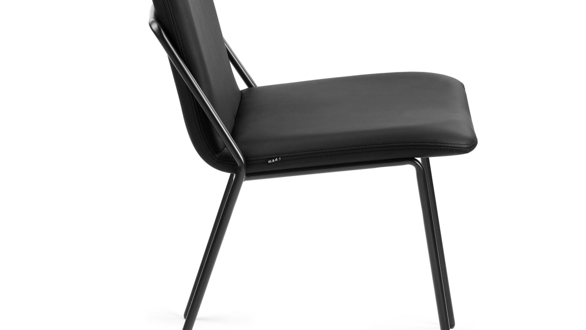 Sling chair, upholstered