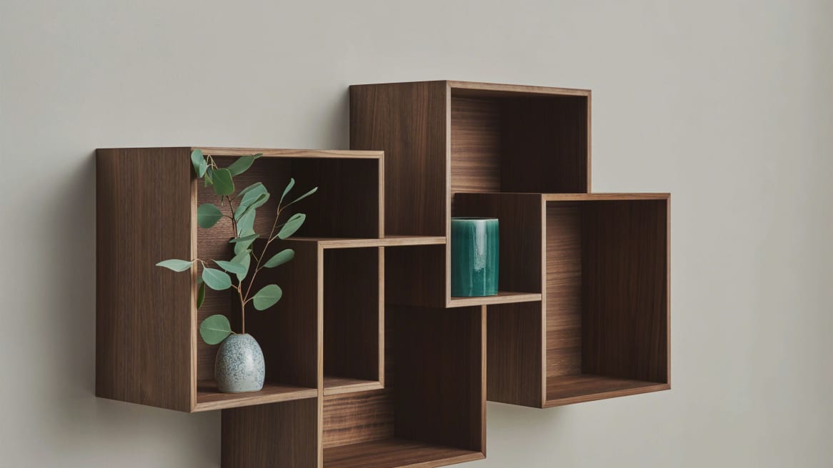 Quadro 2 Wall Cube Shelf By Bolia, How To Make Floating Shelves Materials In Revit