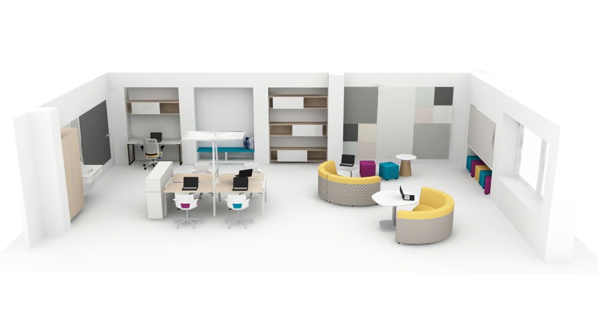 Steelcase Series 2 Chair Steelcase Elbrook Steelcase B-Free Cube Steelcasee Premium Tackboard Steelcase EE Storage Steelcase Turnstone Bivi Steelcase Turnstone Campfire Steelcase Turnstone Shortcut Steelcase Health Convey West Elm Greepoint Polyvision Flow Polyvision Motif