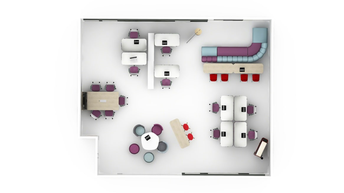 Steelcase Series1 Steelcase Elbrook Steelcase Flex Collection Steelcase Verb Media Table Steelcase Turnstone Campfire Coalesse Montara Coalesse Enea Orangebox Ramsey Orangebox Skomer Orangebox Sully West Elm Belle Polyvision Flow Polyvision Motif