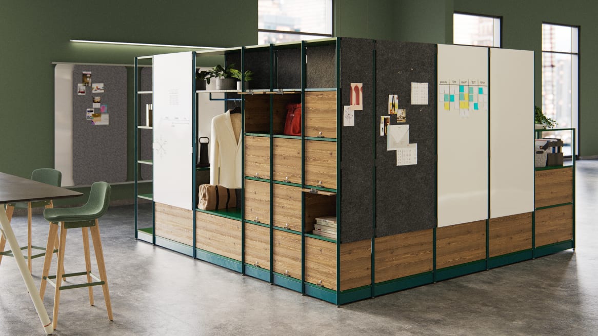 EMEA Steelcase Flex Active Frames​ in workplace environment