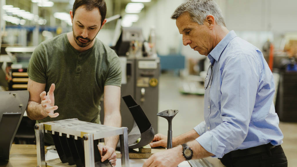 Chief Engineer Kurt Heidmann (pictured right) and Senior Product Engineer Nick Deevers