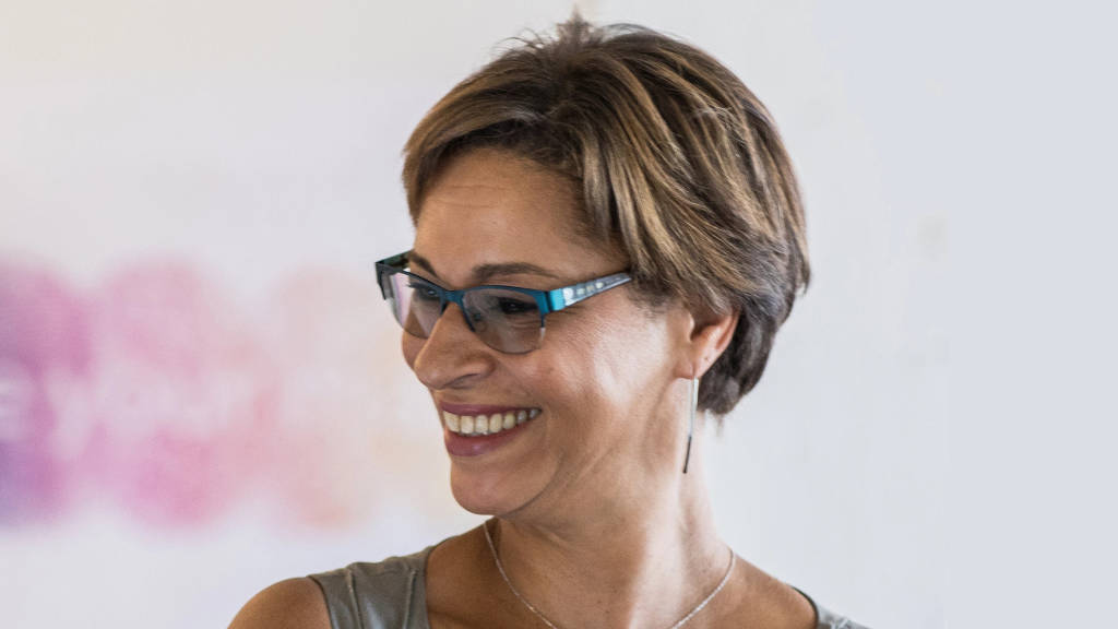 headshot of gabrielle Bullock wearing glasses