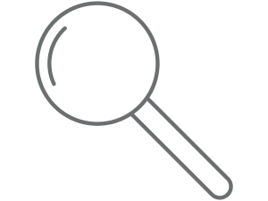 icon of a magnifying glass