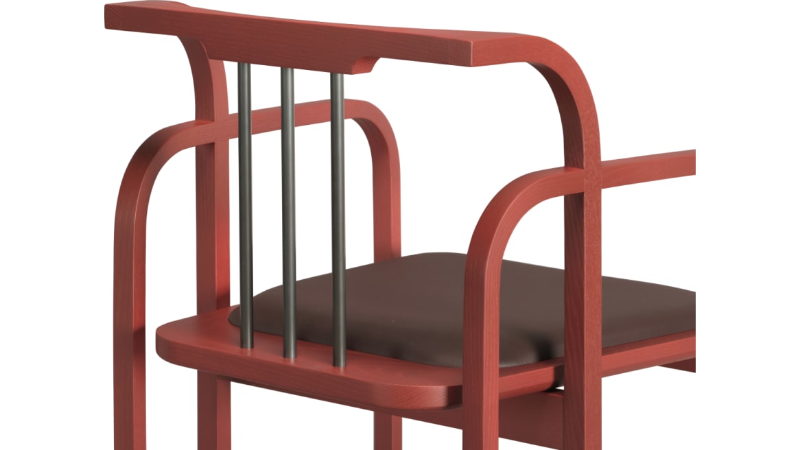 wyandotte guest chair red