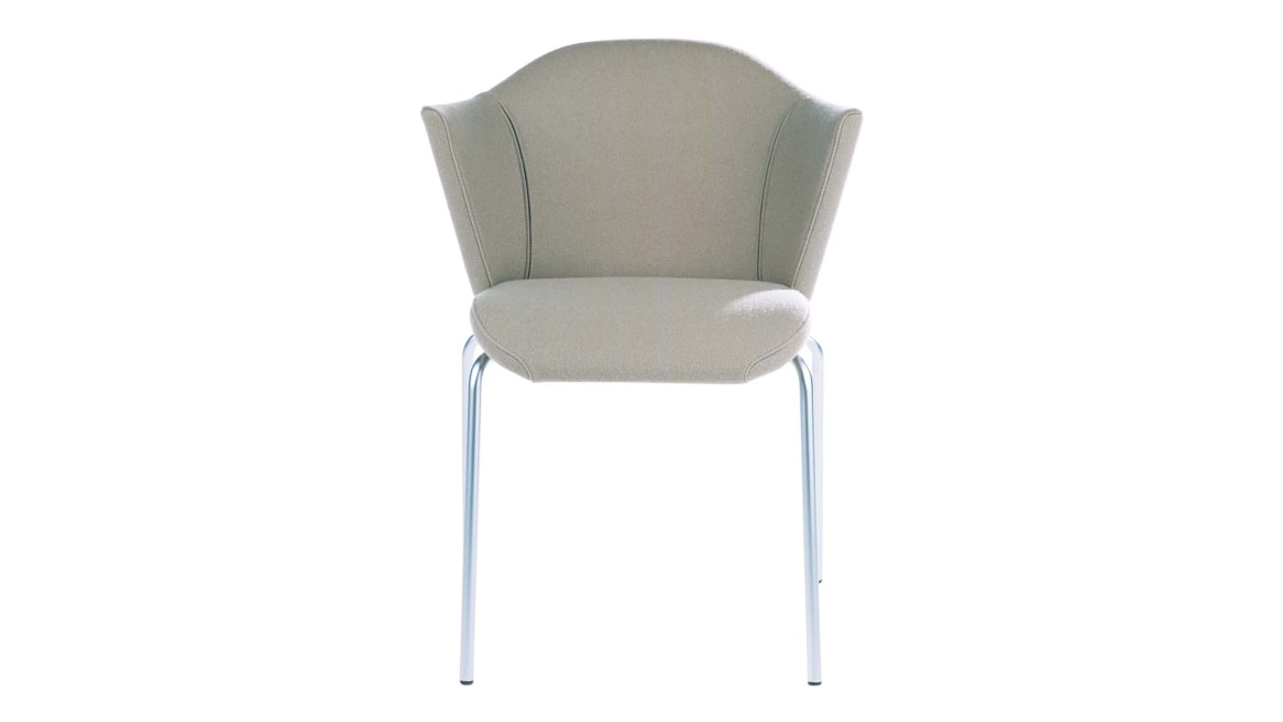 Capa Chair, Polished Chrome Base