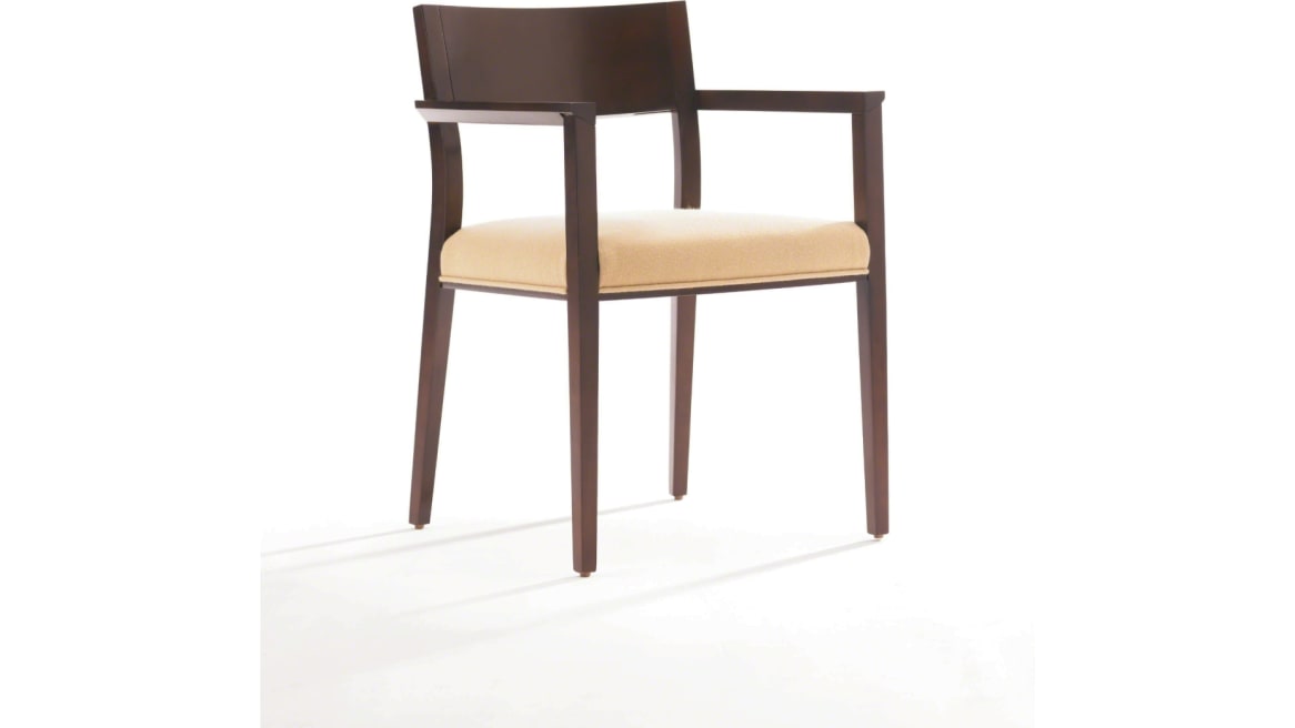 Kathryn Wood Chair with Open Back