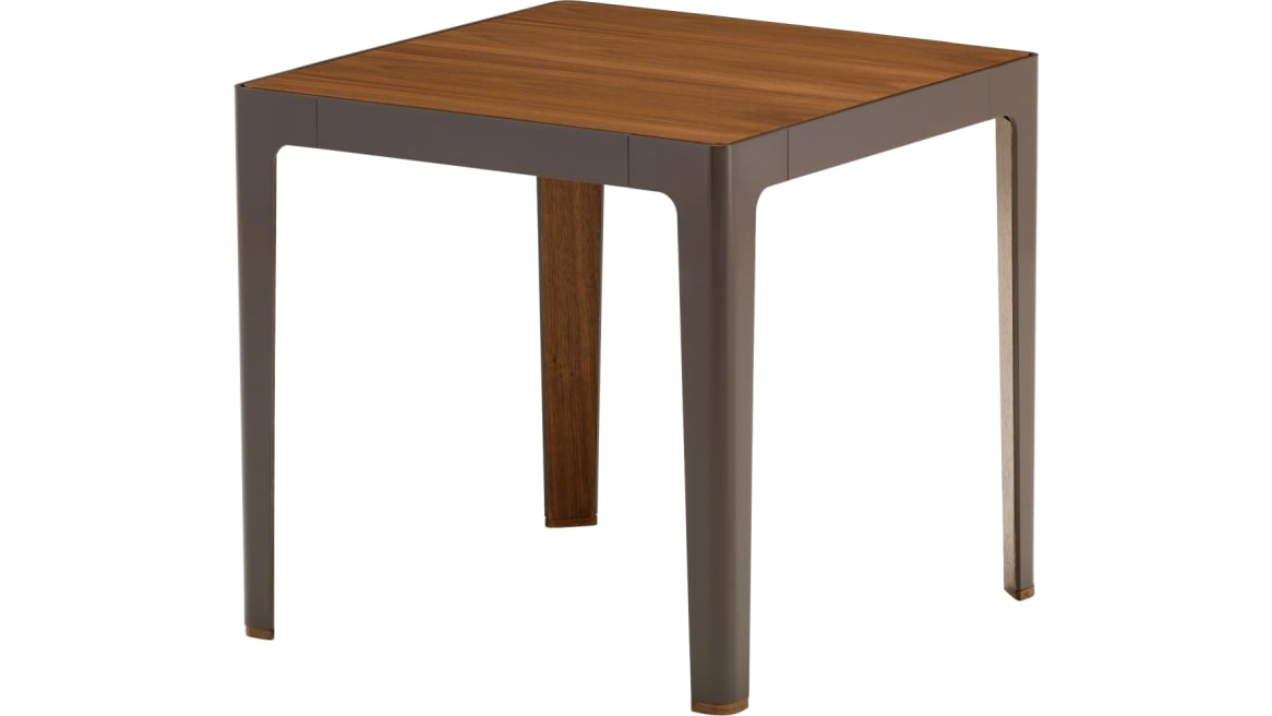 CG_1 High Square Occasional Table, 20"D, Metal Leg