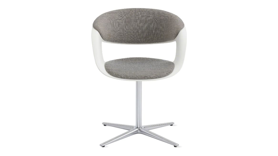 Lox Chair with Upholstered Seat and Back, 4-Star Base