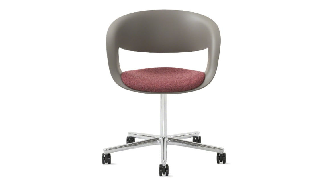 Lox Chair with Upholstered Seat, 5-Star Base