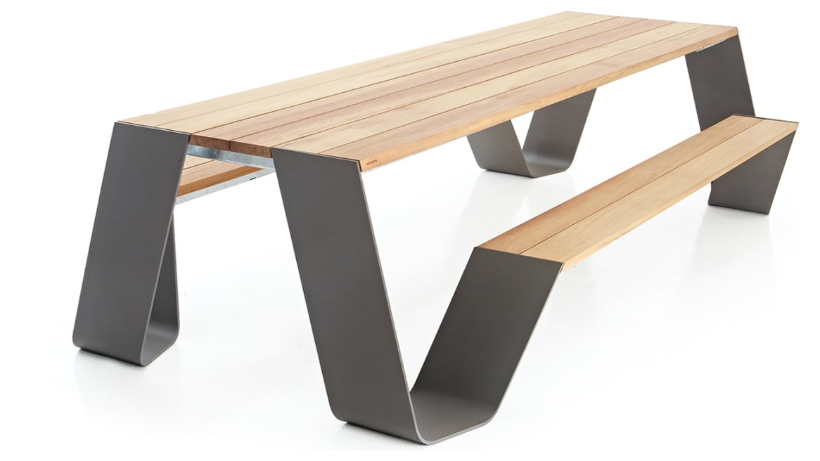 Hopper Modern Picnic Table by Extremis