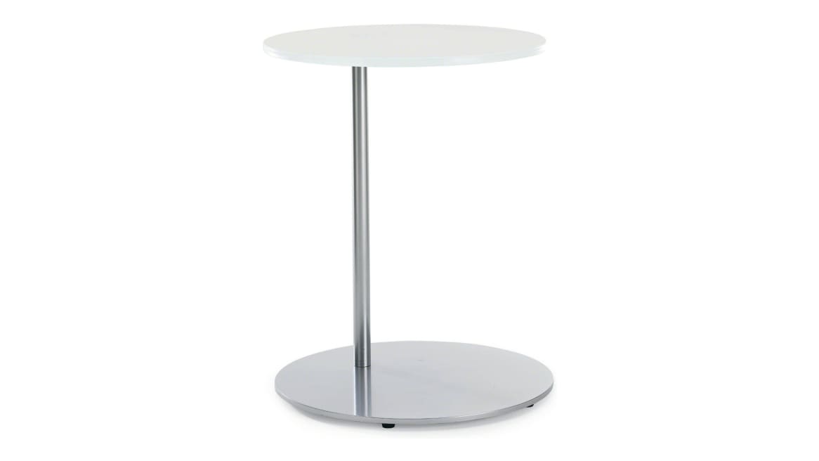 Await Round, Low, Freestanding Table