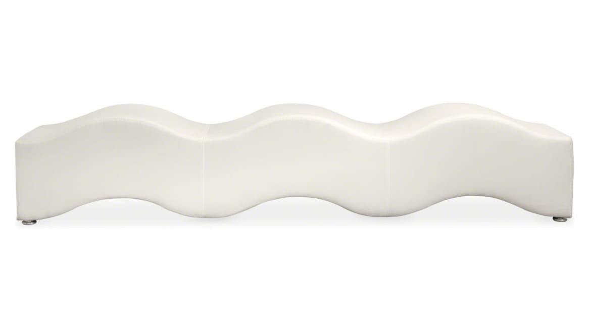 Ripple Upholstered Wave Seat
