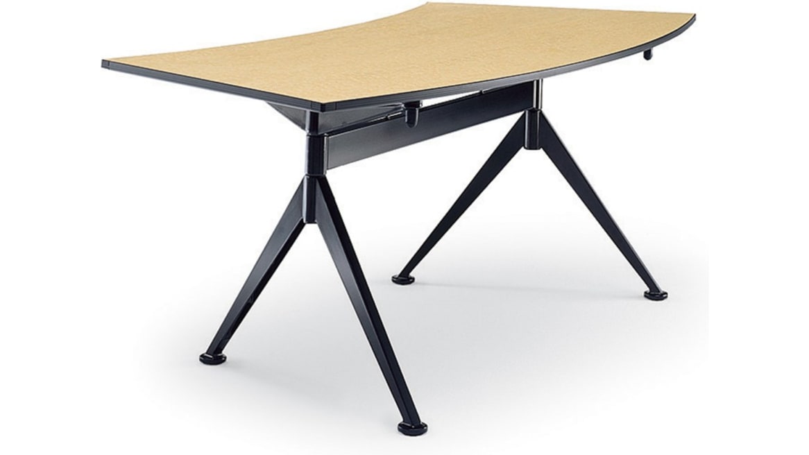 Ballet Non-Folding Arc Table, 55"D