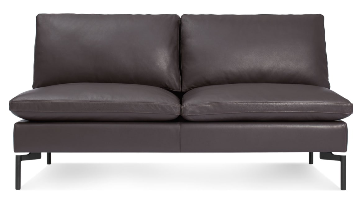 The New Standard Armless Leather Sofa