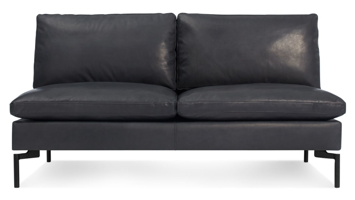 The New Standard Armless Leather Sofa