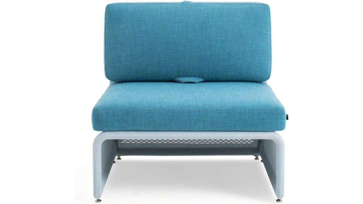 Lagunitas 1-Seat Lounge with Low-Back Screen, Knit