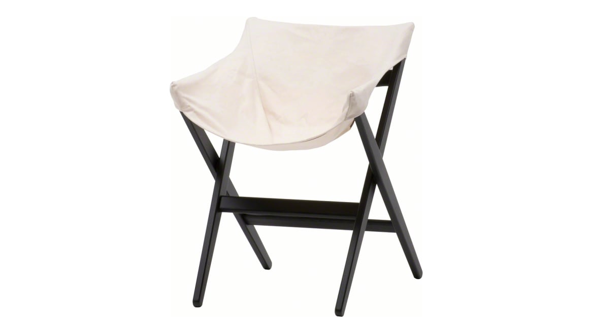Fionda Side Chair, Black Ash