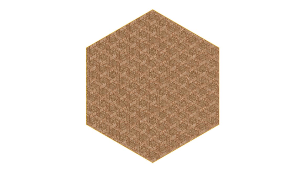 Hexagon Brown