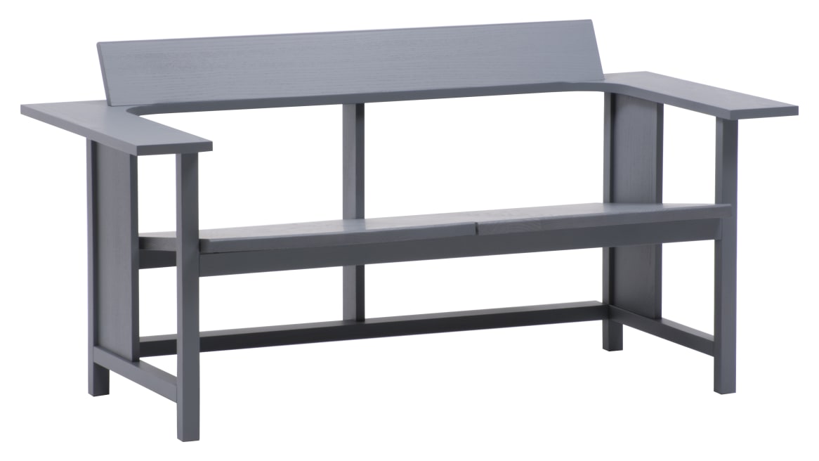 Clerici Two Seat Lounge, Grey Ash