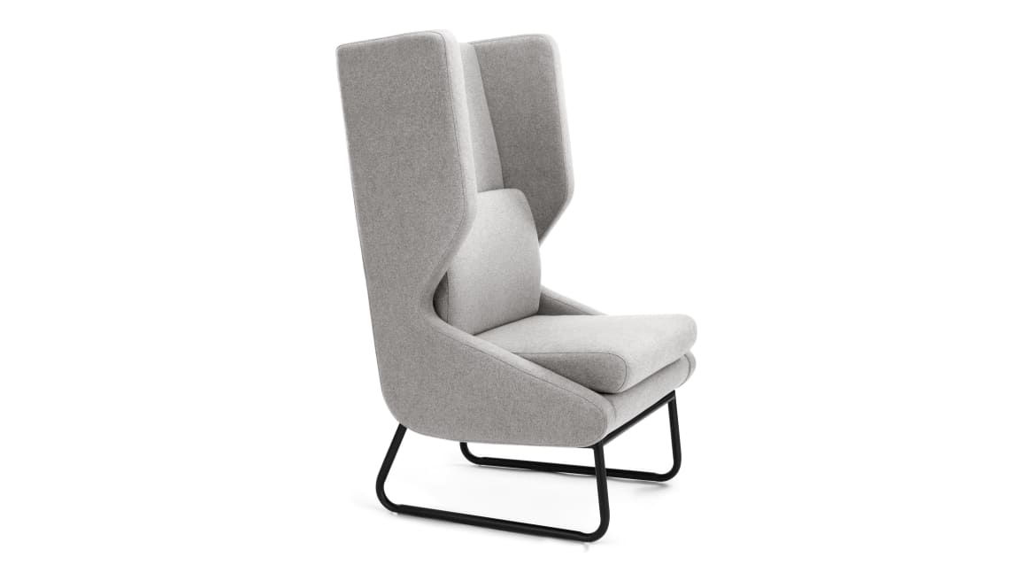 Wing lounge chair