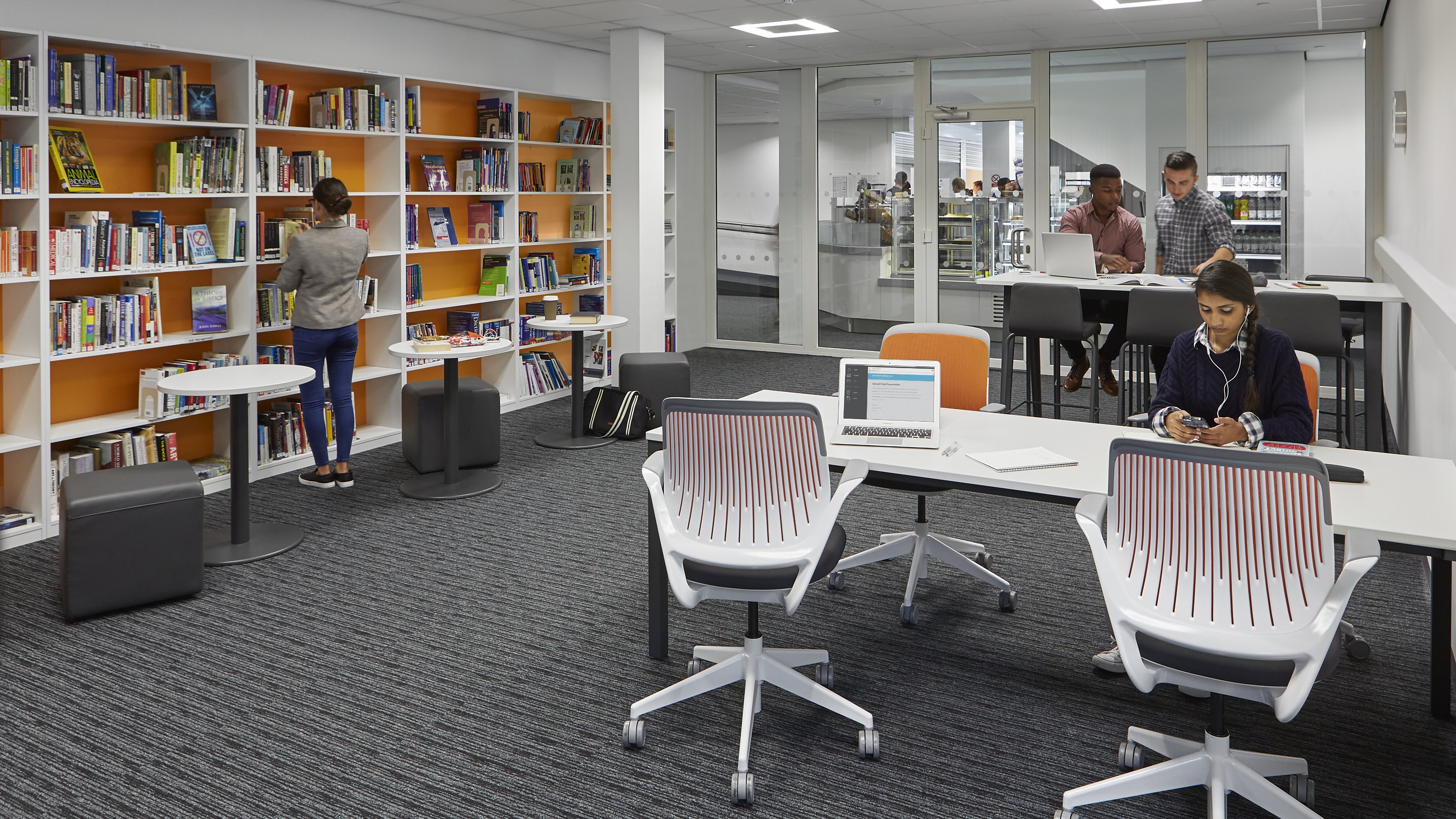 Library Stack Lighting  LED Lights for Book Shelving Ranges