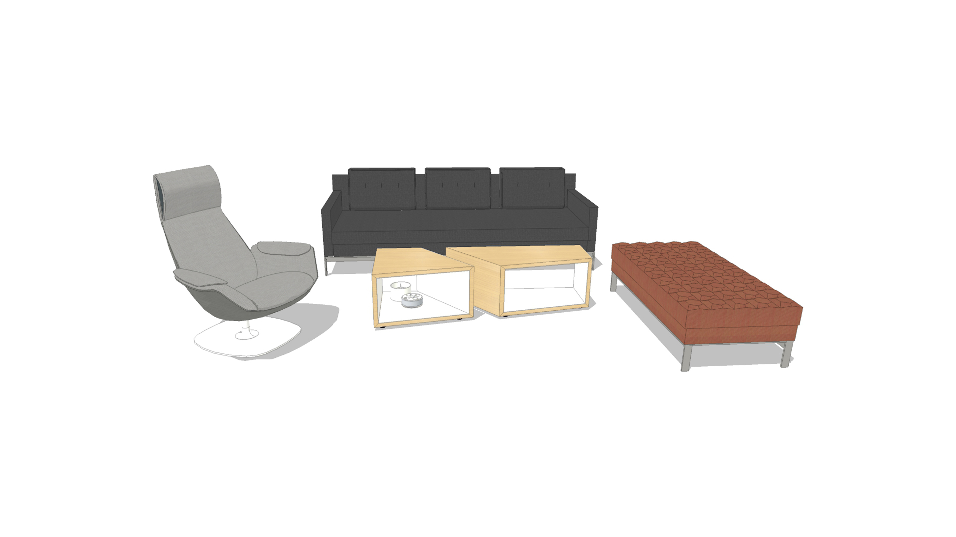 steelcase sketchup models