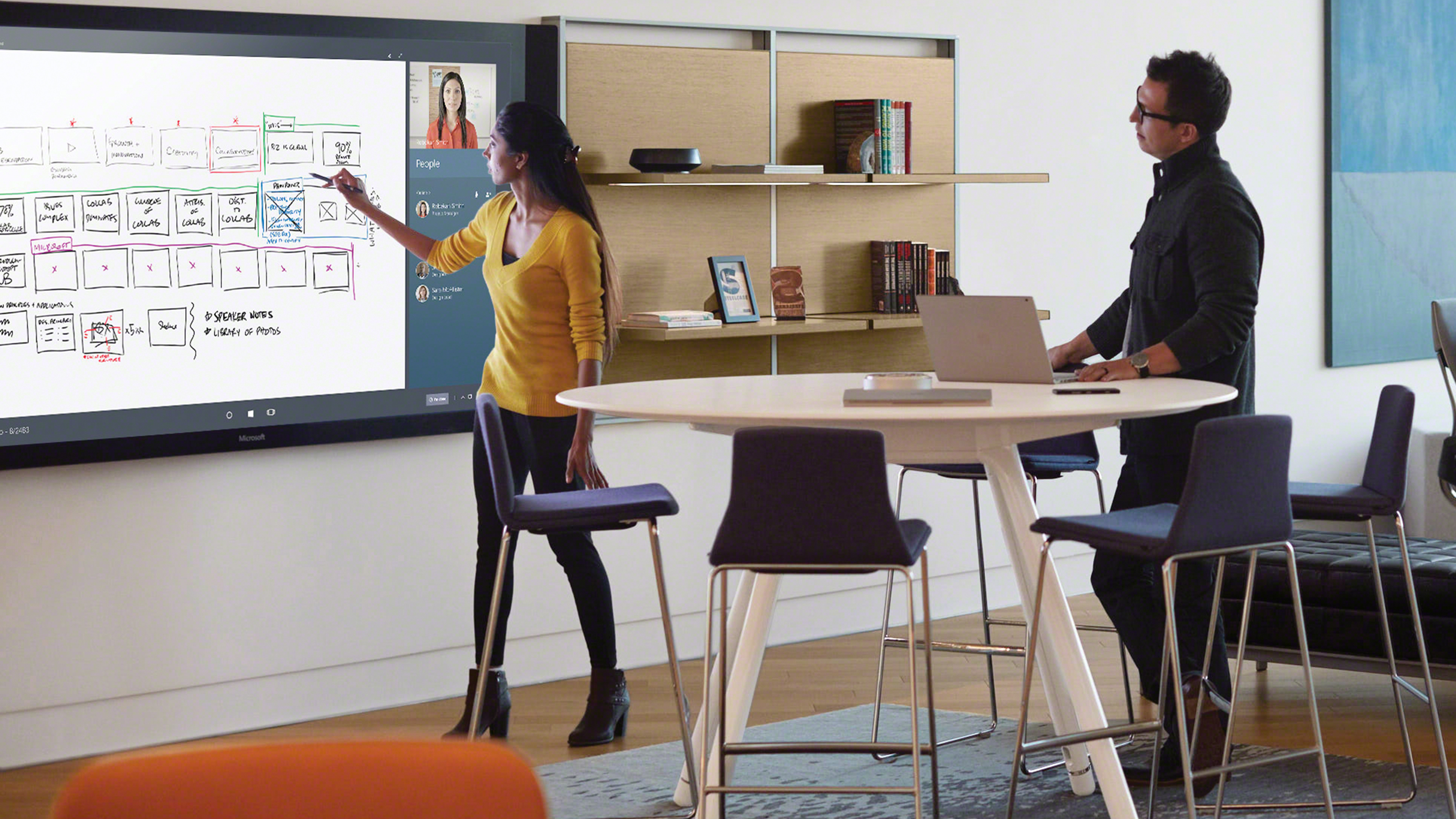 microsoft and steelcase creative workspaces