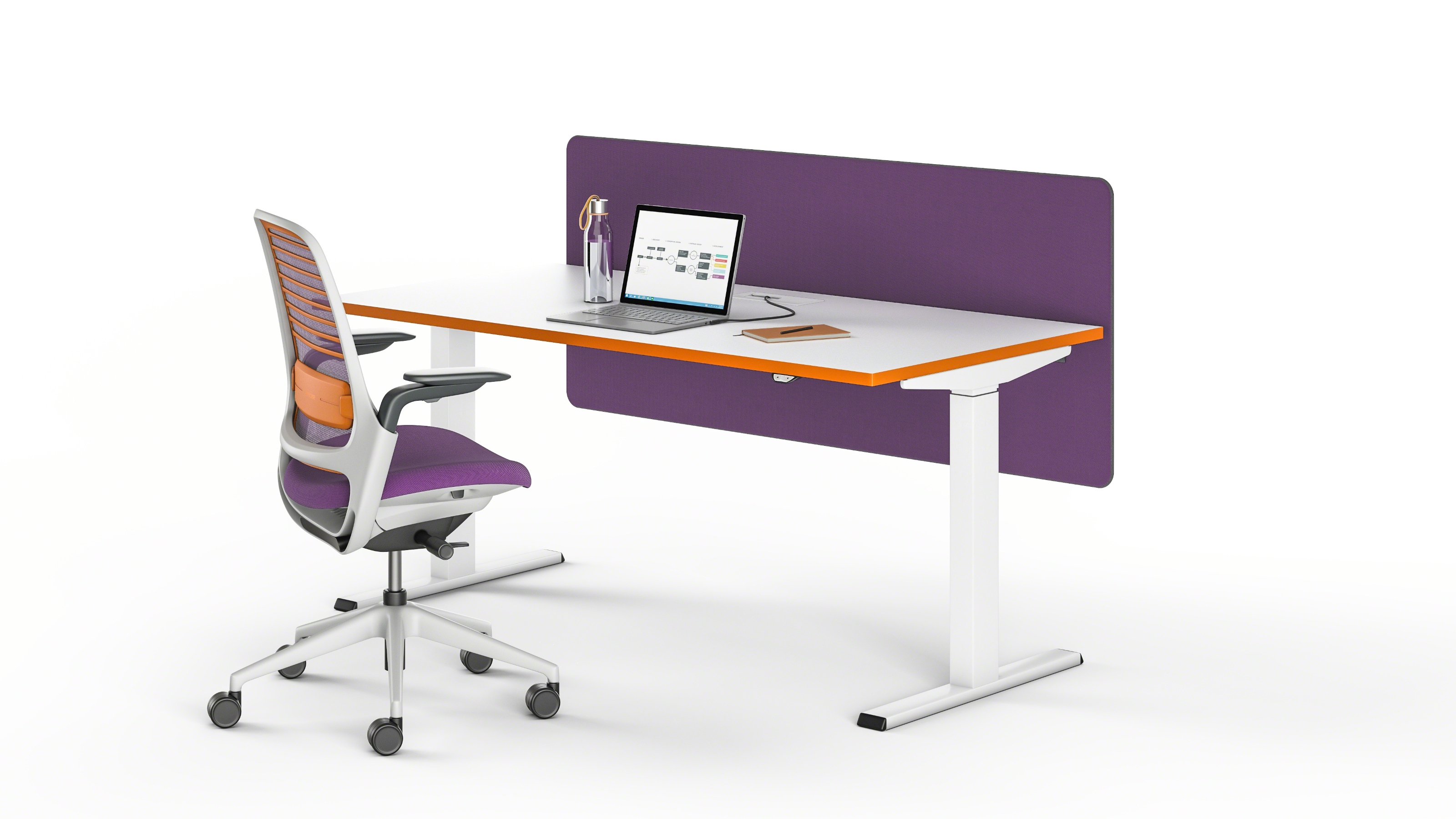 Migration Hohenverstellbarer Tisch Steelcase