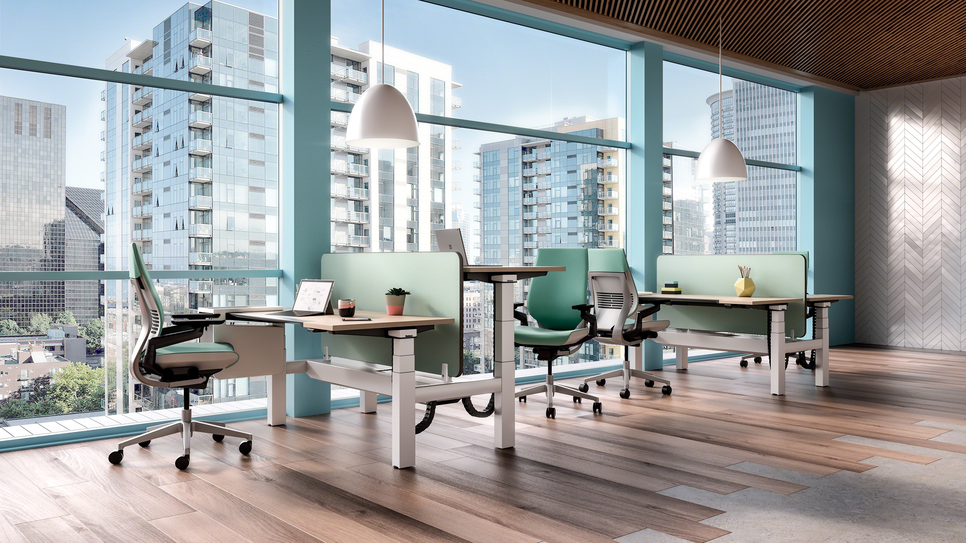 Ology Benching System & Office Workstation - Steelcase