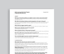 active learning center grant