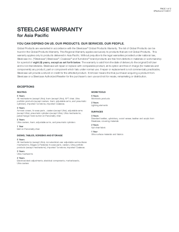 ap_steelcase_asia_pacific_warranty2017may11current1 Steelcase