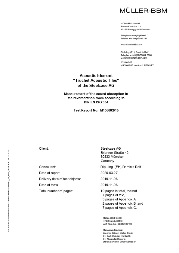AcousticTestCertificateDINENISO345_TruchetAcousticTiles_EN1