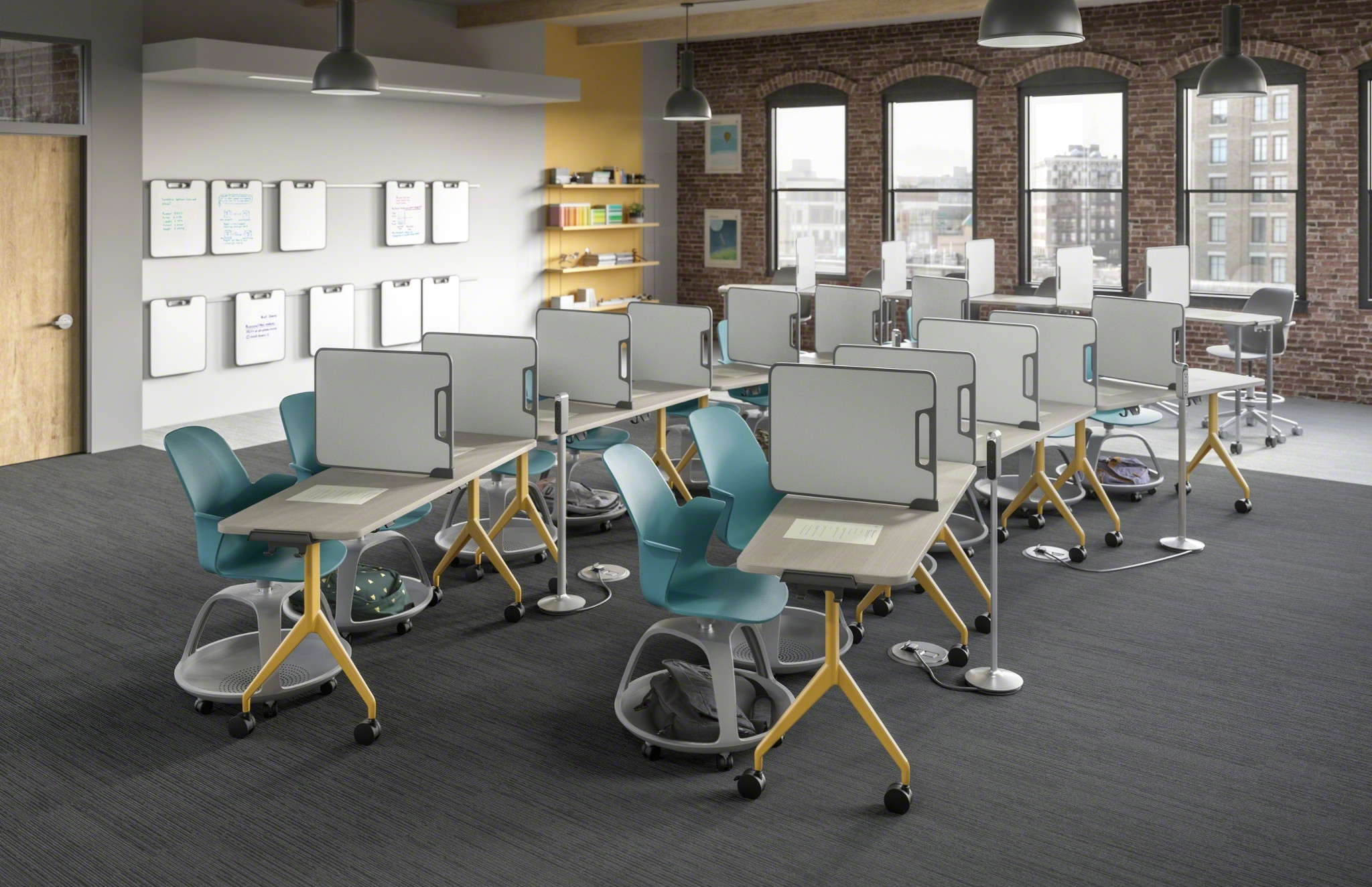 Verb Rolling Tables & Whiteboard Easels for Classroom | Steelcase