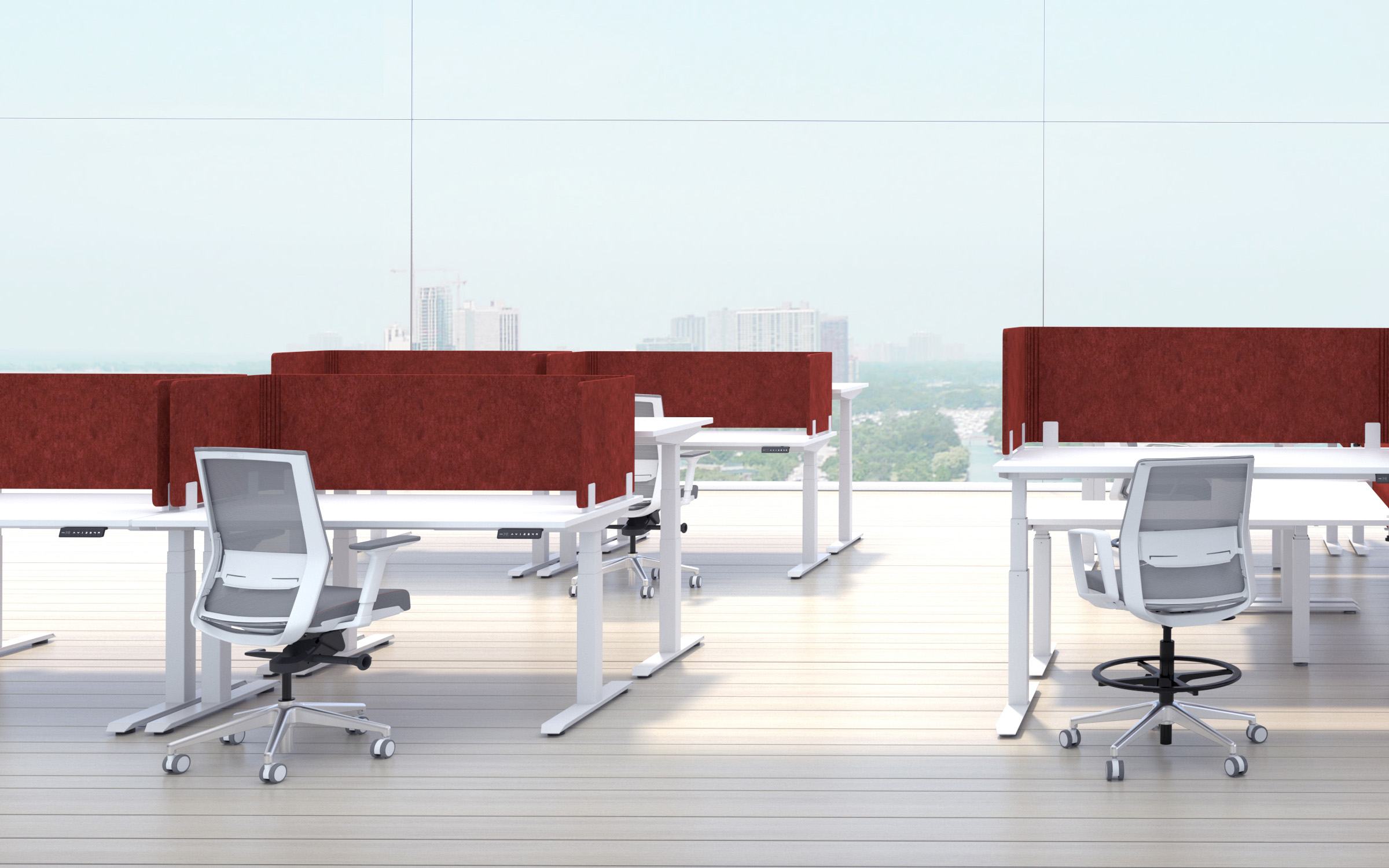 ACTIVPro 3Stage Height Adjustable Desk by AMQ Steelcase
