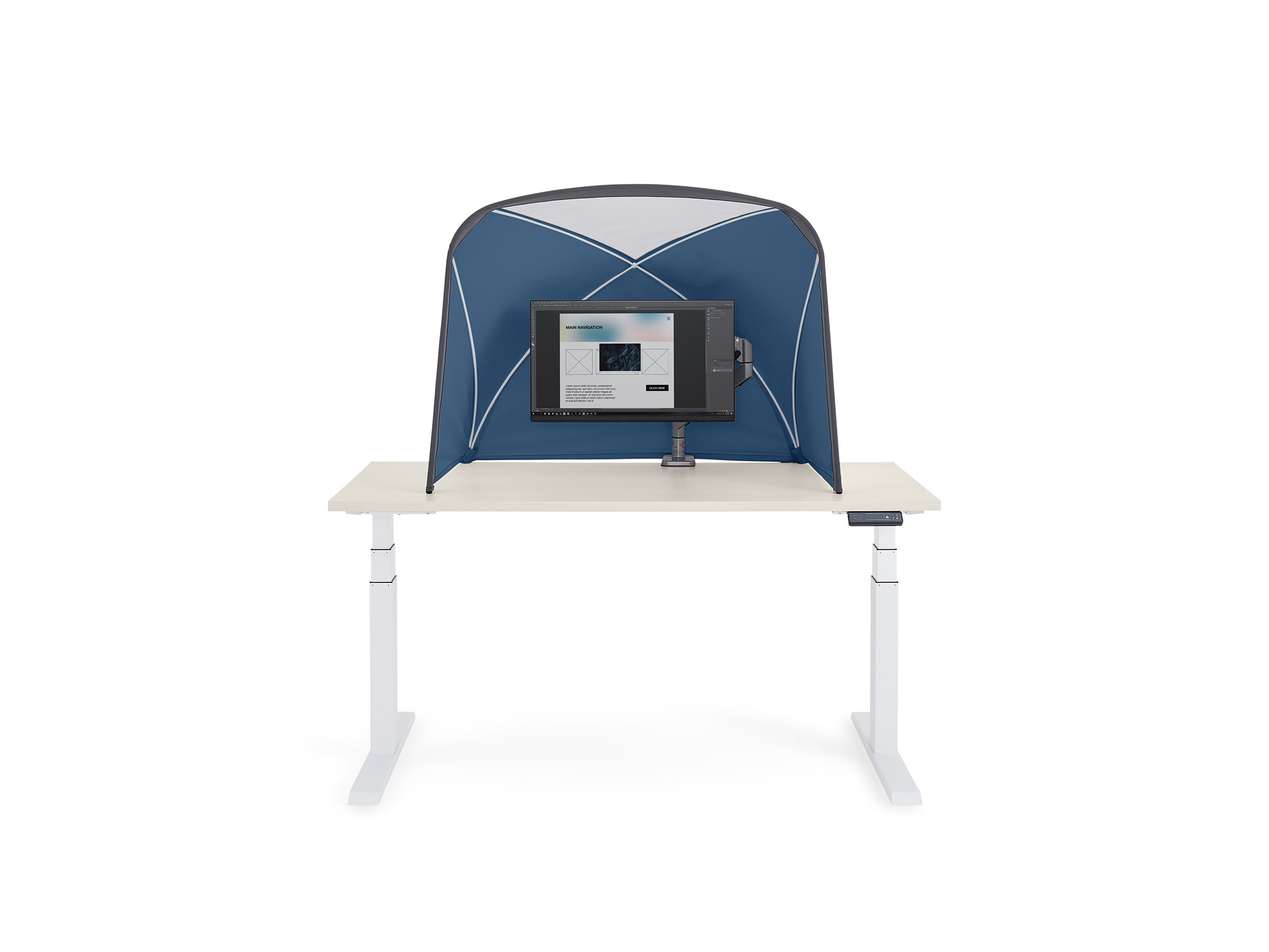 Table Tent Personal Privacy Screen | Steelcase