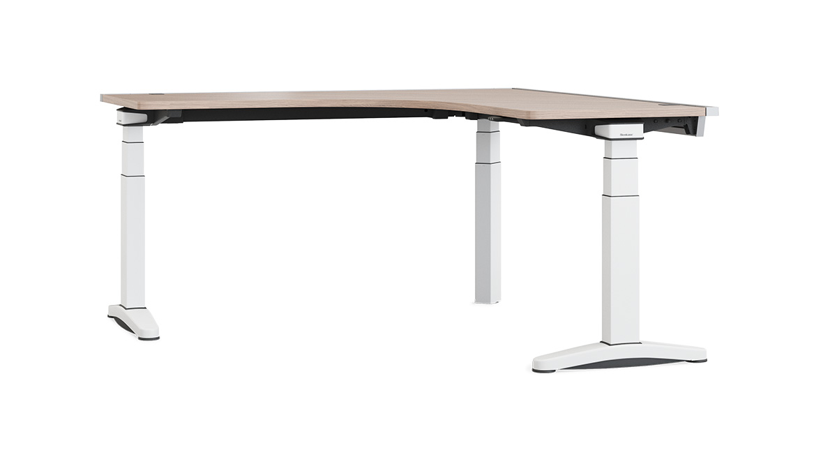 Ology Adjustable Height Computer Desk with Active Touch Steelcase