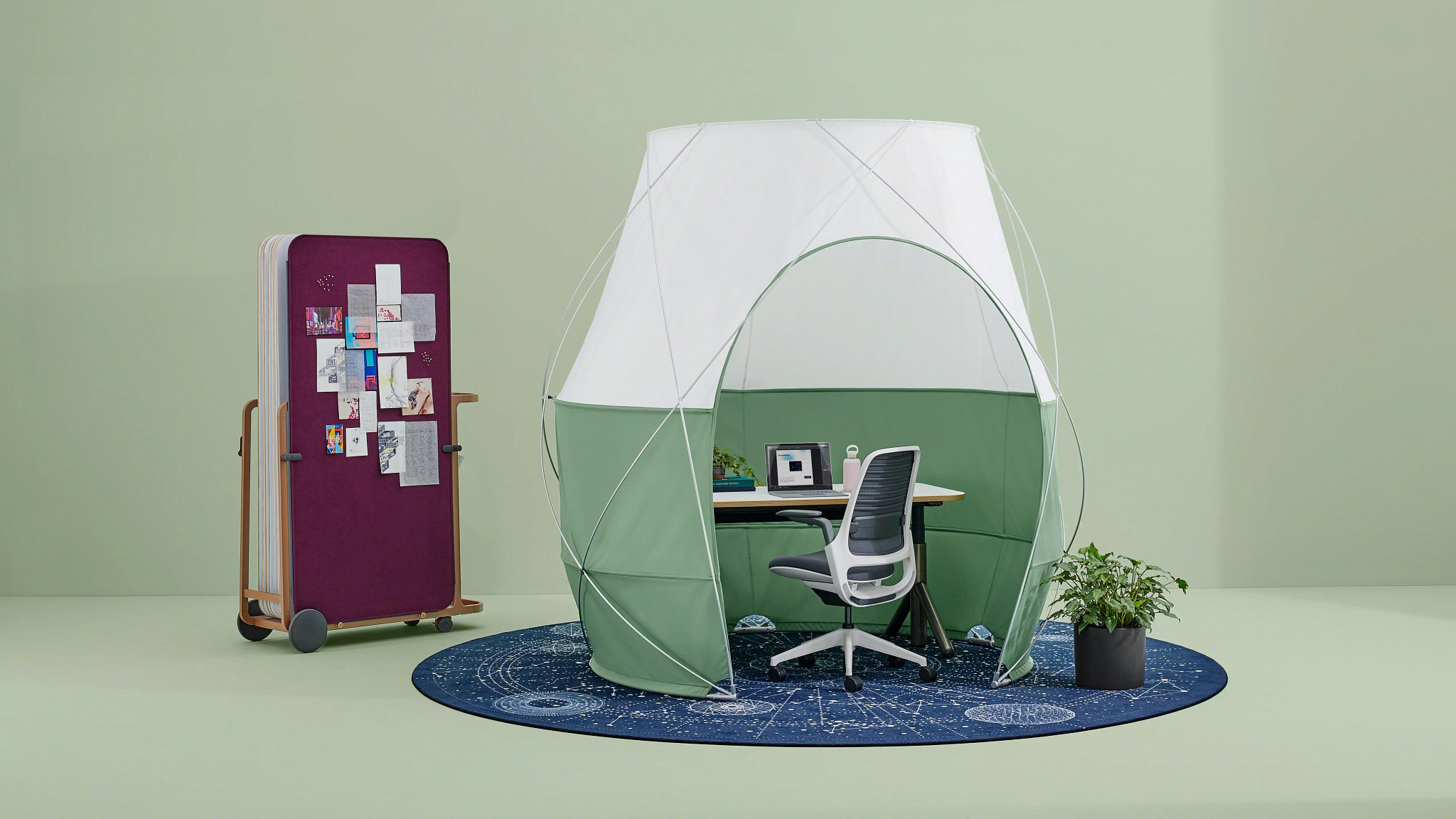 Freestanding Office Pod Tent Steelcase